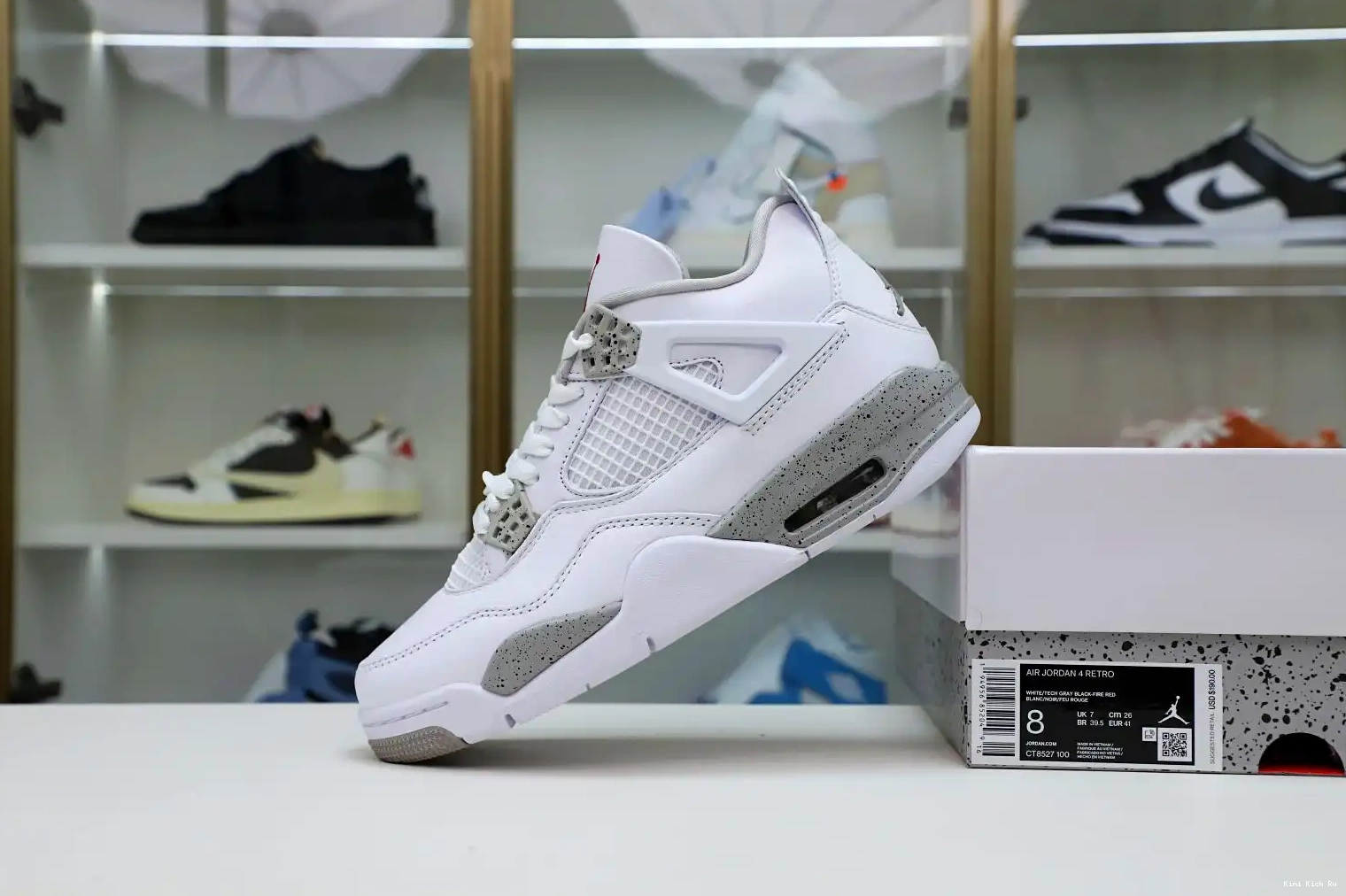 OREO' RETRO 4 'WHITE JORDAN AIR Kimikick 0430